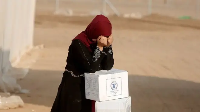 شمار بسیاری از ترس داعش به اردوگاه‌های بین‌المللی در استان نینوا پناه برده‌اند