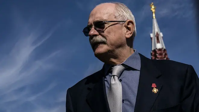 Le directeur du festival international du film de Moscou, le cinéaste Nikita Mikhalkov.
