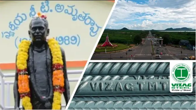 విశాఖలో అమృతరావు విగ్రహం