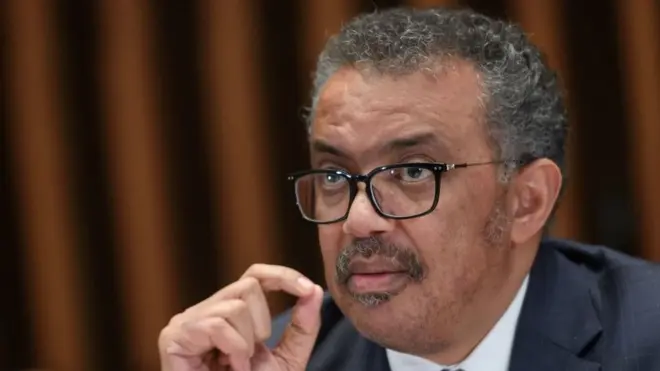 ዳይሬክተር ጀነራል ውድብ ጥዕና ዓለም ዶክተር ቴድሮስ ኣድሓኖም