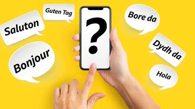 Graphique de l'application de langue