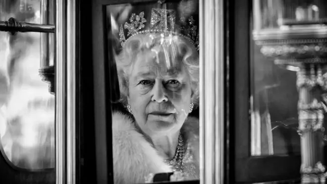 The Queen travels in the horse drawn Australian State Coach to attend the State Opening of Parliament on 15 November 2006 in London, England.