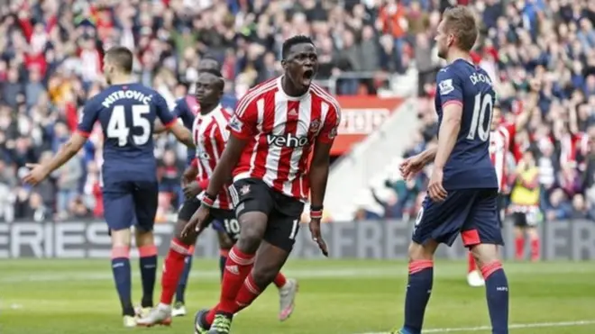Mkenya Victor Wanyama alipokuwa anachezea Southampton