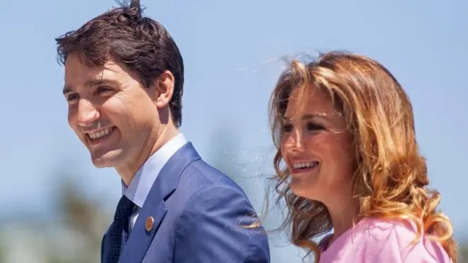 Justin Trudeau and wife Sophie