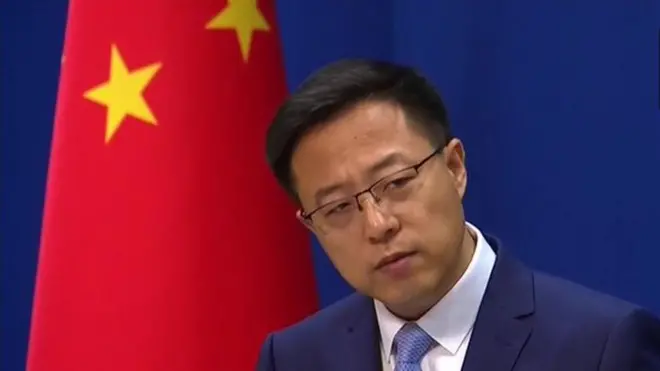 चीनी विदेश मंत्रालय के प्रवक्ता झाओ लिजियान
