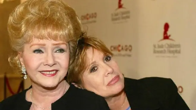 Актриса Деббі Рейнольдс з дочкою Керрі Фішер