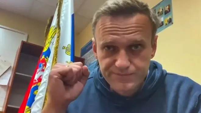 Алексей Навальный был задержан в воскресенье после прибытия из Германии