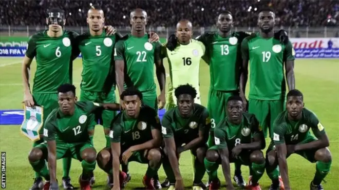 Nigeria dey Group D for Russia 2018, wit Argentina, Croatia and Iceland.