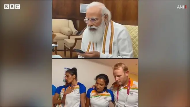 पीएम मोदी और हॉकी टीम