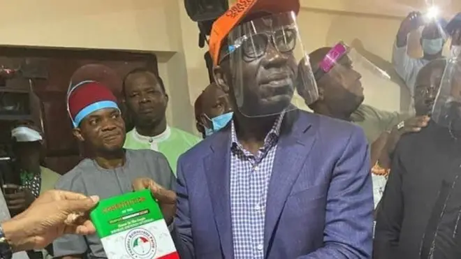 Obaseki ka ọ banyere PDP