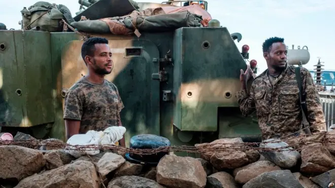 ዳንሻ አካባቢ የመከላከያ ሰራዊት አባላት