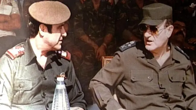 Братья Рифат и Хафез Асад (слева направо) Фото 29 ноября 1984