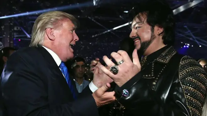 Donald Trump y Philipp Kirkorov