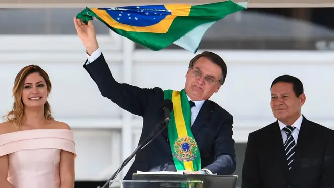 Jair Bolsonaro takes office