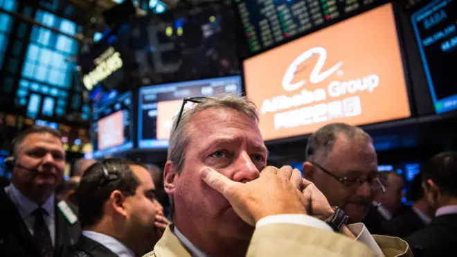 Alibaba listed on the New York Stock Exchange in 2014