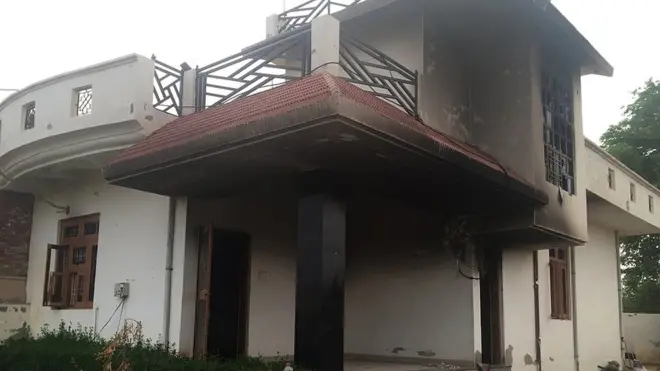 बीजेपी विधायक राजकुमारी जाटव का घर