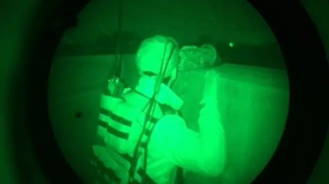 Bağuz operasyonu gece kamerası