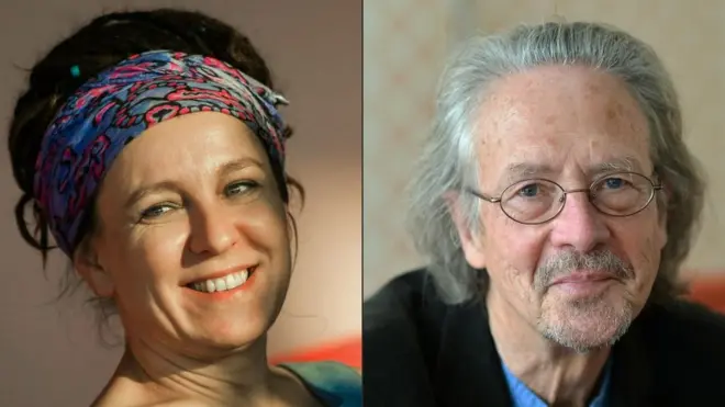 Olga Tokarcxuk y Peter Handke