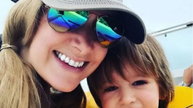 Rachael Bland bersama putranya, Freddie.