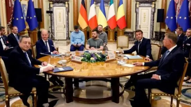 نیٹو یورپ یوکرین دورہ