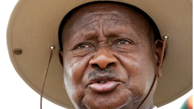 Mr Museveni says his "leniency" has been taken advantage of
