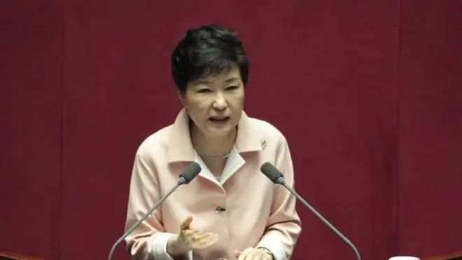 Park Geun-hye a déclaré qu'elle respectera la décision du Parlement