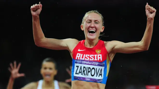 A Yuliya Zaripova la despojaron de su medalla de oro en los 3.000metros con obstáculos de Londres 2012 por dopaje.
