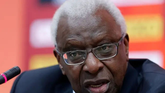 Lamine Diack reconnu coupable d'avoir accepté des paiements de plus de 3 millions d'euros afin de dissimuler des tricheries.