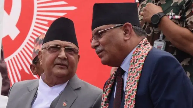 ओली र प्रचण्ड