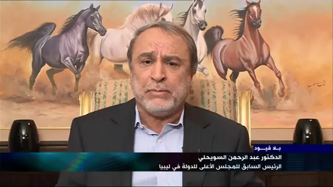 عبدالرحمن السويحلي الرئيس السابق للمجلس الأعلى للدولة في ليبيا