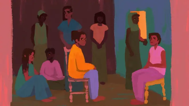 ثماني نساء في غرفة