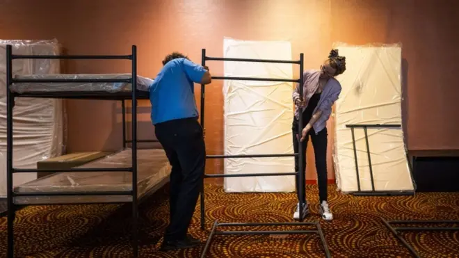 Olayın yaşandığı Ter Apel Sığınma Merkezi