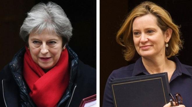 Theresa May and Amber Rudd