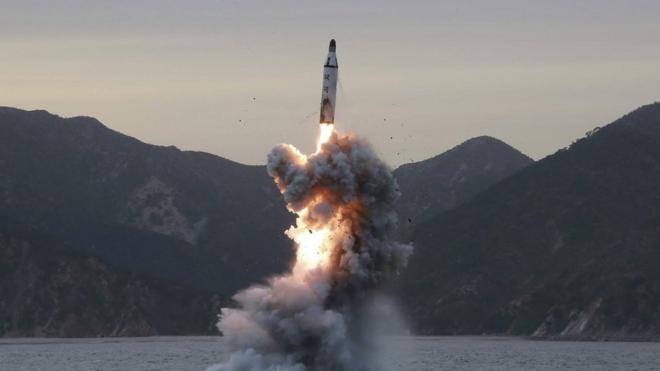 朝鲜导弹试射