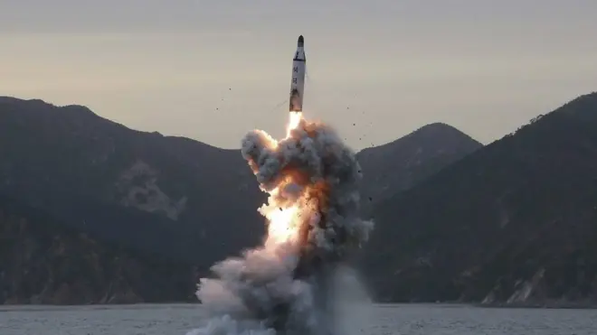 朝鮮導彈試射