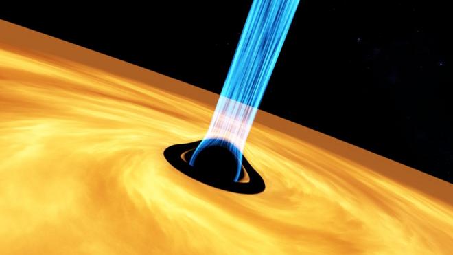 luz azul saindoaposta ganha imagemum buraco negro