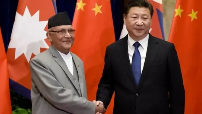 केपी ओली और शी जिनपिंग