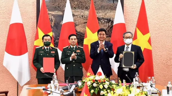 Hai bên vào ngày 11/9 đã ký một thỏa thuận cho phép xuất khẩu thiết bị và công nghệ quốc phòng do Nhật Bản sản xuất