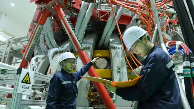 En China hay entusiasmo por la fusión nuclear.