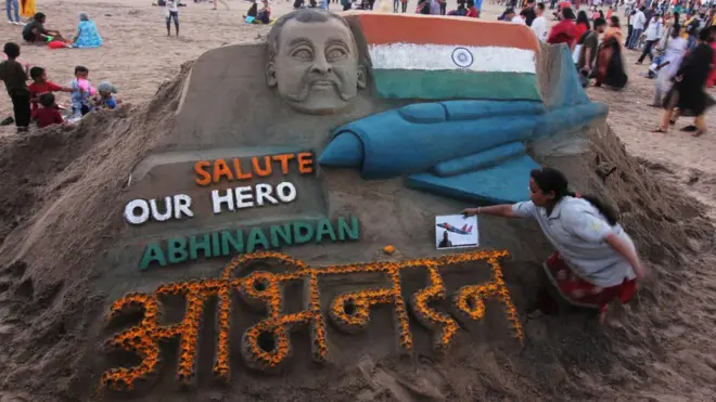 અભિનંદન વર્થમાનની તસવીર