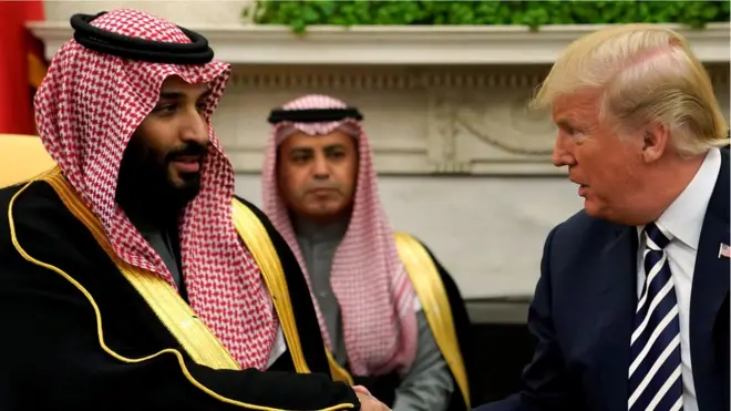 ترامب مازال يدافع عن بن سلمان