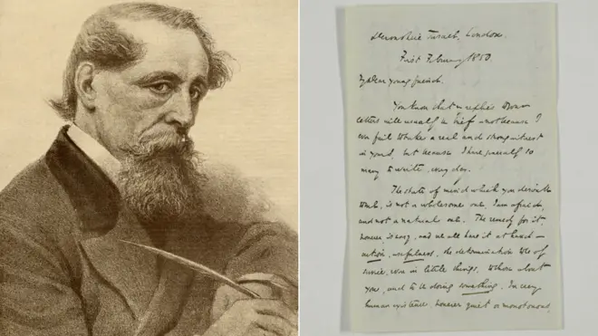Charles Dickens gives advice to a fan about her "state of mind"