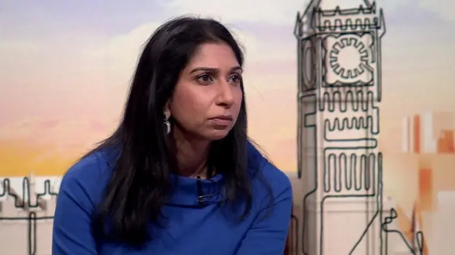 وزيرة داخلية بريطانيا سويلا برافرمان