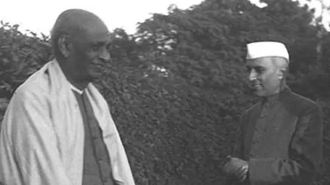 જવાહરલાલ નહેરુ અને સરદાર પટેલ