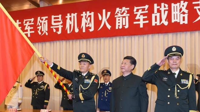 2015年12月，中國解放軍戰略支援部隊成立大會