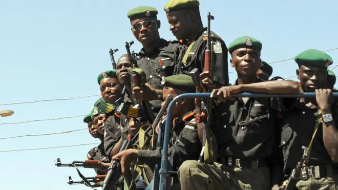 Nigeria police officers