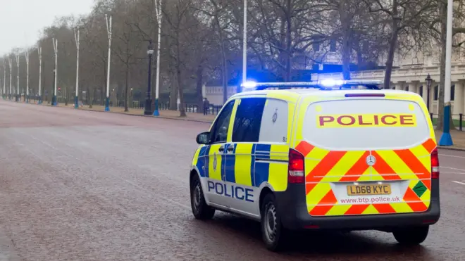 Полицейская машина в Лондоне