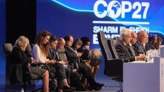 الجلسة الختامية لمؤتمر كوب 27