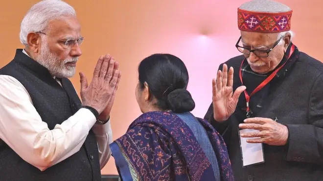 बीजेपी, राष्ट्रीय कार्यकारिणी, नरेंद्र मोदी, लाल कृष्ण आडवाणी, सुषमा स्वराज