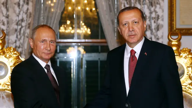 Встреча Путина и Эрдогана прошла за закрытыми дверями в резиденции турецкого президента в Стамбуле